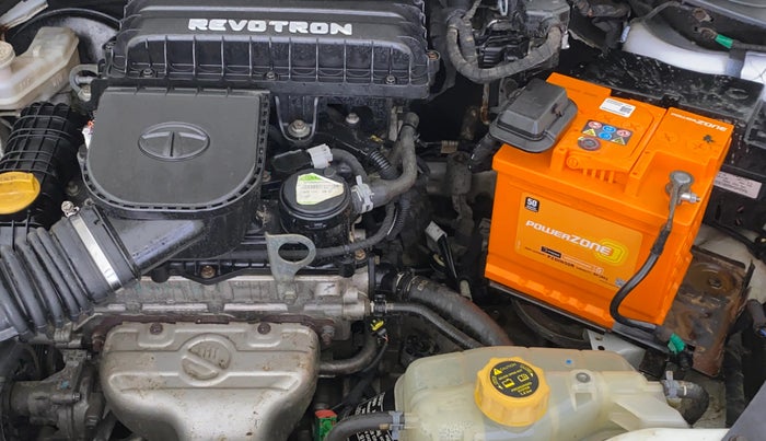 2017 Tata Tiago XT PETROL, Petrol, Manual, 1,05,773 km, Engine View - Left