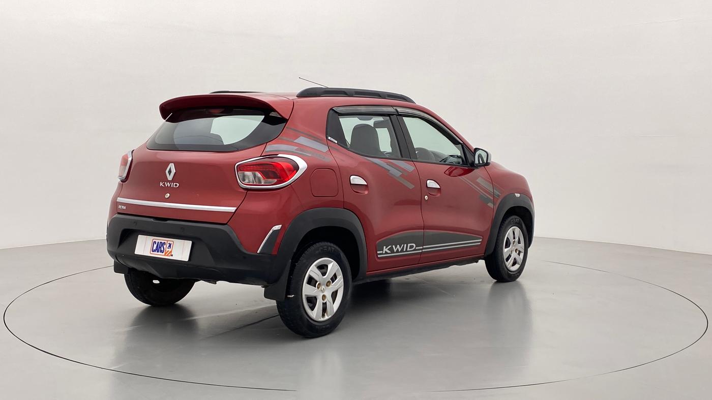 2018 Renault Kwid 1.0 RXT Opt, Petrol, Manual, 57,289 km, Right Back Diagonal