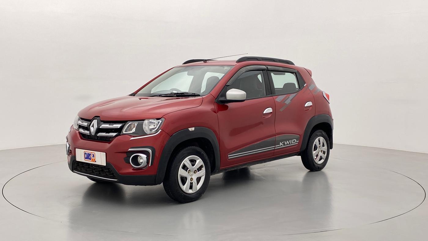 2018 Renault Kwid 1.0 RXT Opt, Petrol, Manual, 57,289 km, Left Front Diagonal