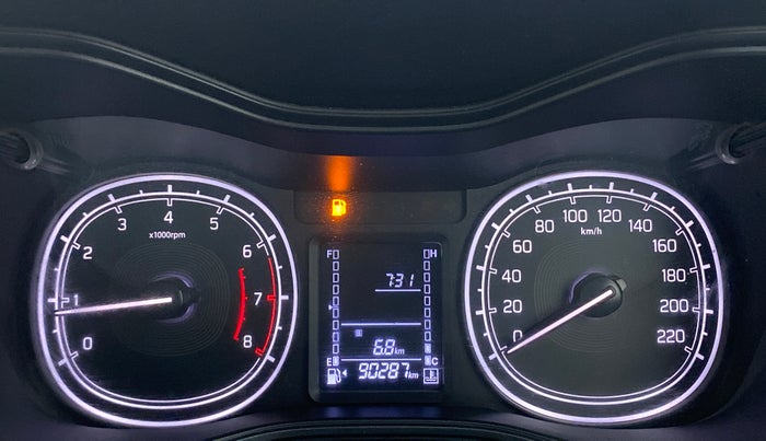 2020 Maruti Vitara Brezza VXI, Petrol, Manual, 90,502 km, Odometer Image