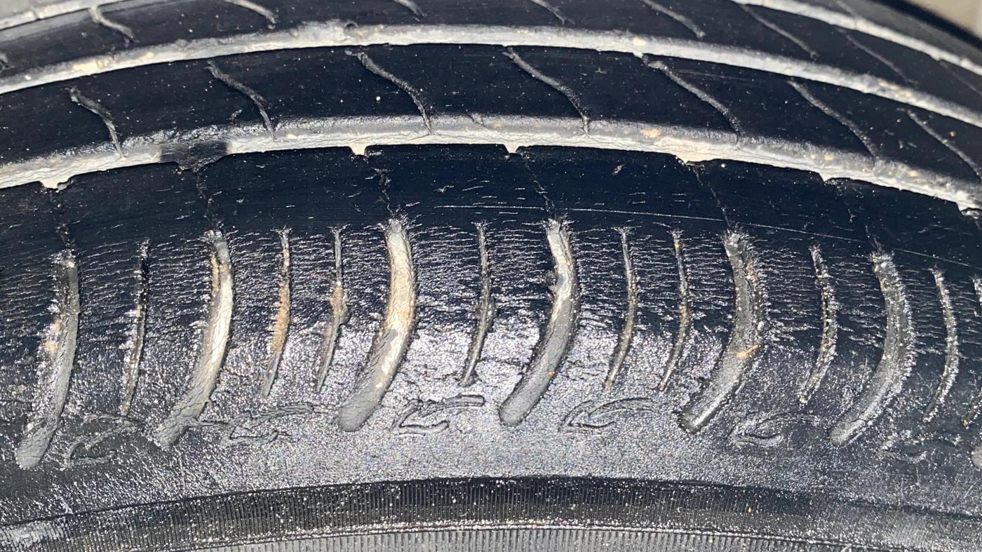 2023 Maruti S PRESSO VXI+, Petrol, Manual, 43,986 km, Left Front Tyre Tread