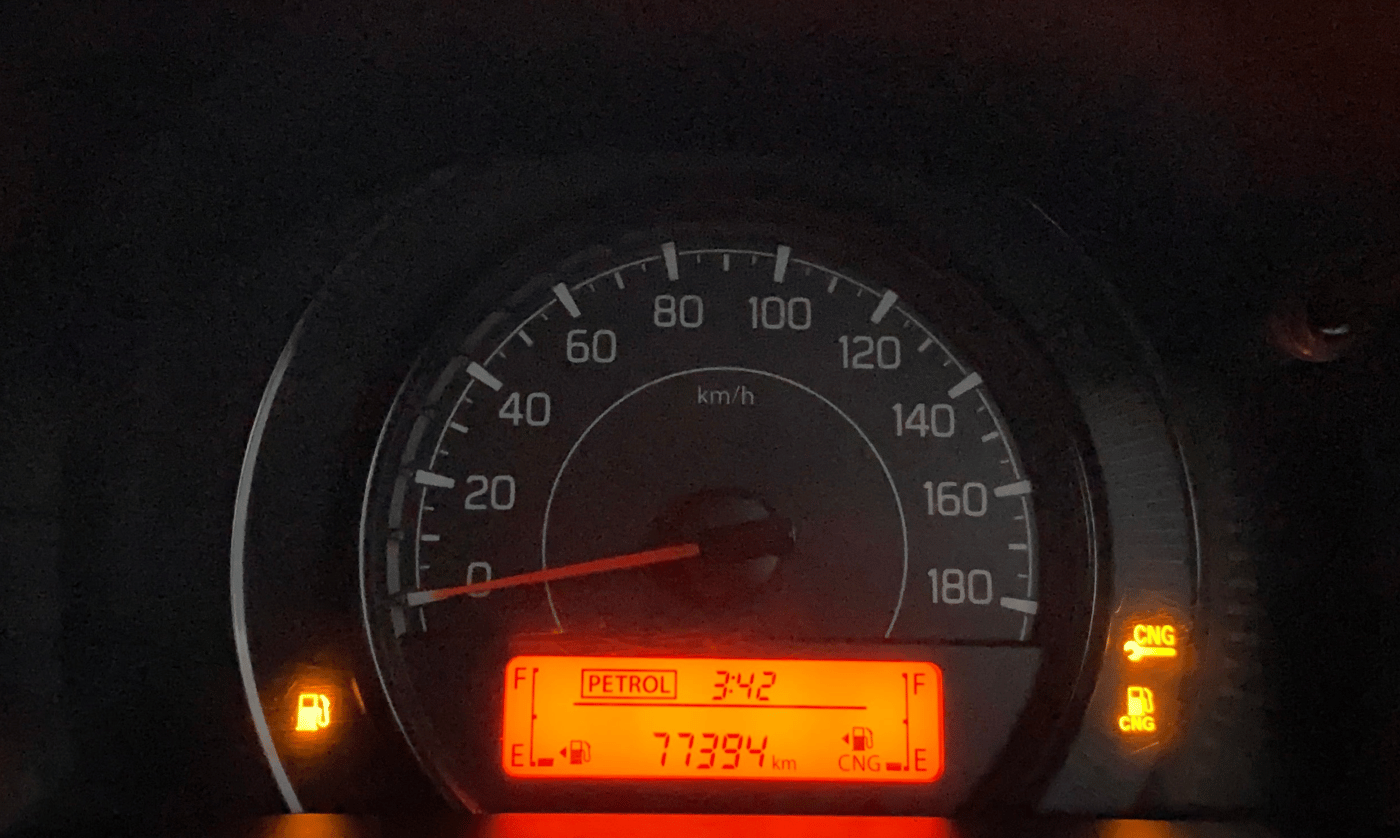 2020 Maruti New Wagon-R LXI CNG (O) 1.0, CNG, Manual, 77,258 km, Odometer Image