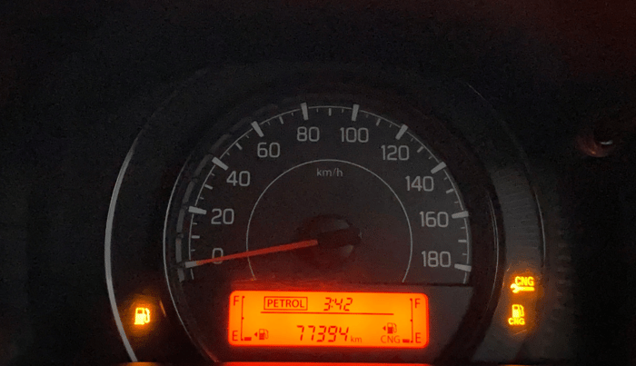 2020 Maruti New Wagon-R LXI CNG (O) 1.0, CNG, Manual, 77,258 km, Odometer Image