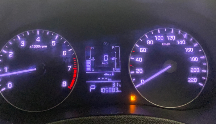 2018 Hyundai Creta SX AT 1.6 PETROL, Petrol, Automatic, 1,05,846 km, Odometer Image