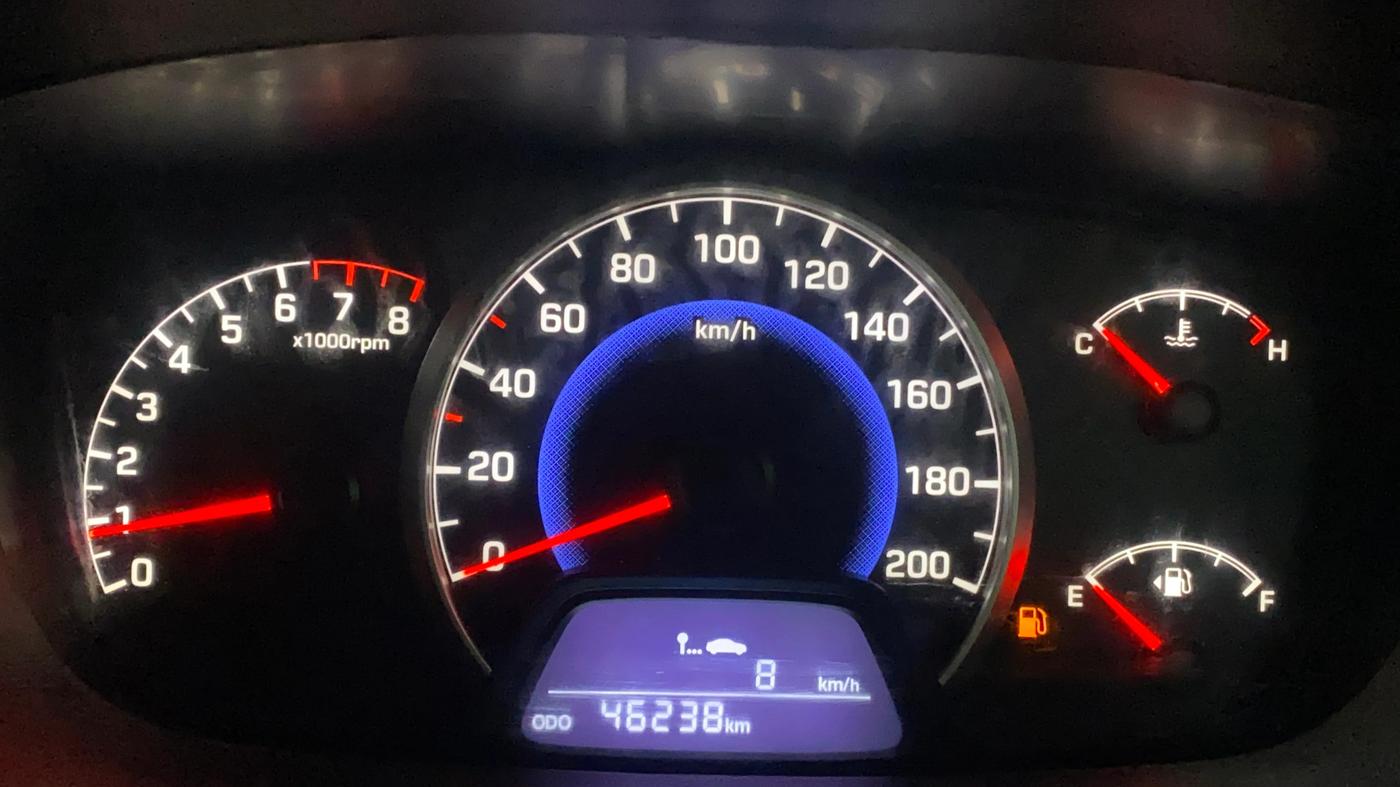 2016 Hyundai Grand i10 SPORTZ 1.2 KAPPA VTVT, Petrol, Manual, 46,229 km, Odometer Image
