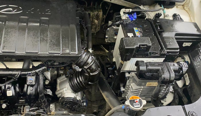 2025 Hyundai AURA SX PLUS 1.2 AMT, Petrol, Automatic, 11,939 km, Engine View - Left