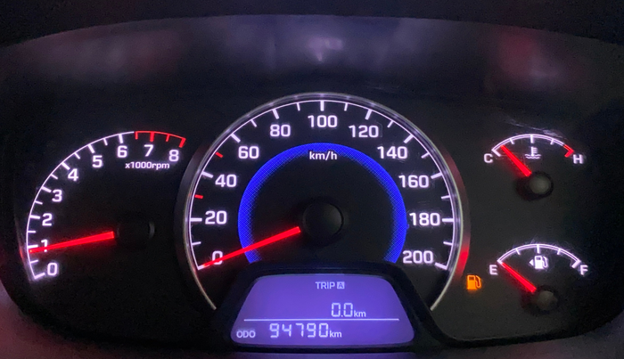 2016 Hyundai Grand i10 SPORTZ 1.2 KAPPA VTVT, Petrol, Manual, 94,768 km, Odometer Image