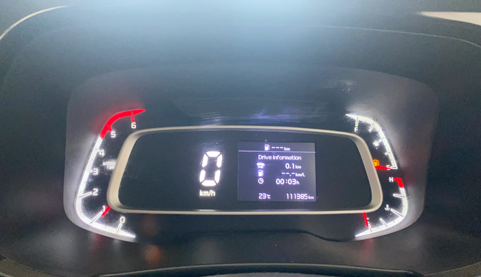 2023 KIA SONET HTK PLUS 1.5, Diesel, Manual, 1,11,384 km, Odometer Image