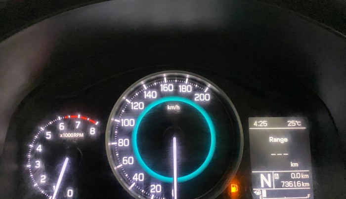 2019 Maruti IGNIS DELTA 1.2 AMT, Petrol, Automatic, 73,600 km, Odometer Image