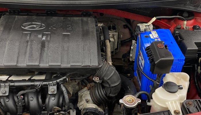 2018 Hyundai Grand i10 SPORTZ 1.2 KAPPA VTVT DUAL TONE, Petrol, Manual, 17,516 km, Engine View - Left