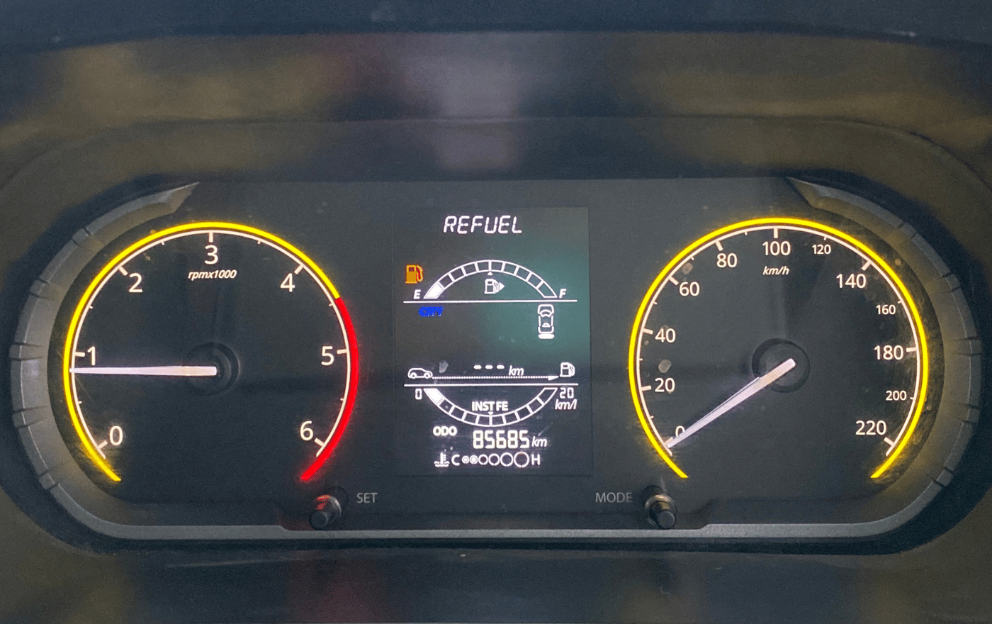 2023 Tata Harrier XT PLUS 2.0L KRYOTEC DARK EDITON, Diesel, Manual, 85,779 km, Odometer Image