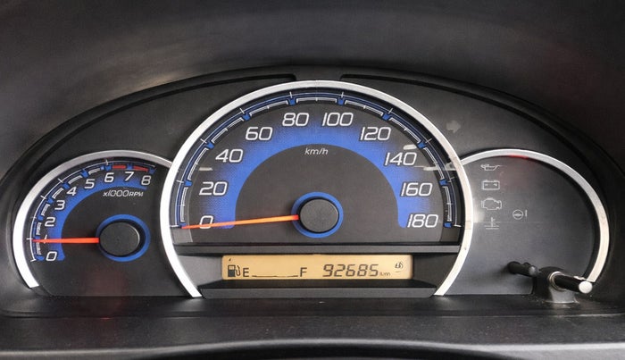 2017 Maruti Wagon R 1.0 VXI, Petrol, Manual, 92,721 km, Odometer Image