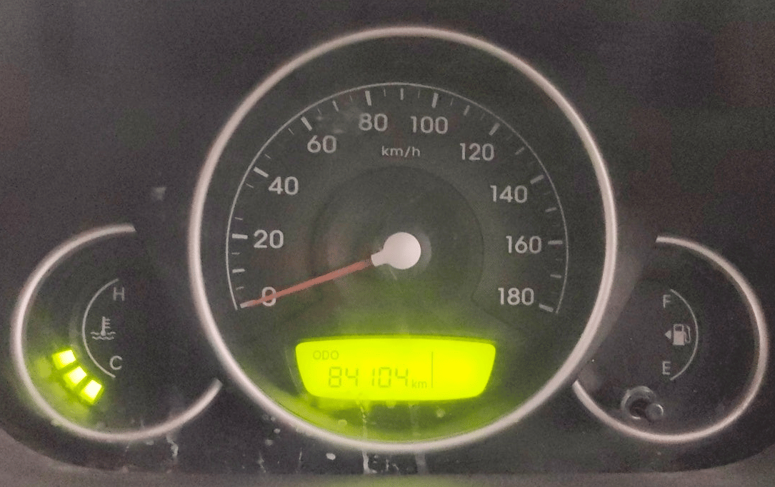 2016 Hyundai Eon MAGNA +, Petrol, Manual, 84,098 km, Odometer Image