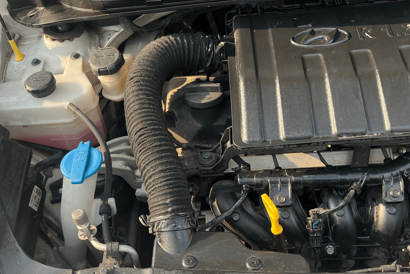 2021 Hyundai GRAND I10 NIOS ASTA 1.2 KAPPA VTVT, Petrol, Manual, 1,37,594 km, Engine View - Right