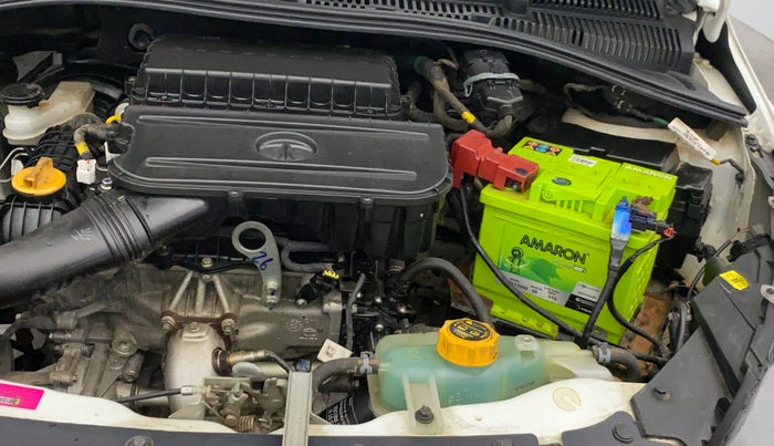 2023 Tata TIGOR XZ PLUS LEATHERETTE, Petrol, Manual, 28,096 km, Engine View - Left