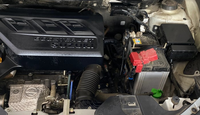 2023 Maruti FRONX ALPHA 1.0L TURBO 6 AT, Petrol, Automatic, 28,983 km, Engine View - Left