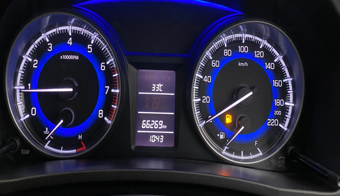 2017 Maruti Baleno DELTA PETROL 1.2, Petrol, Manual, 66,263 km, Odometer Image