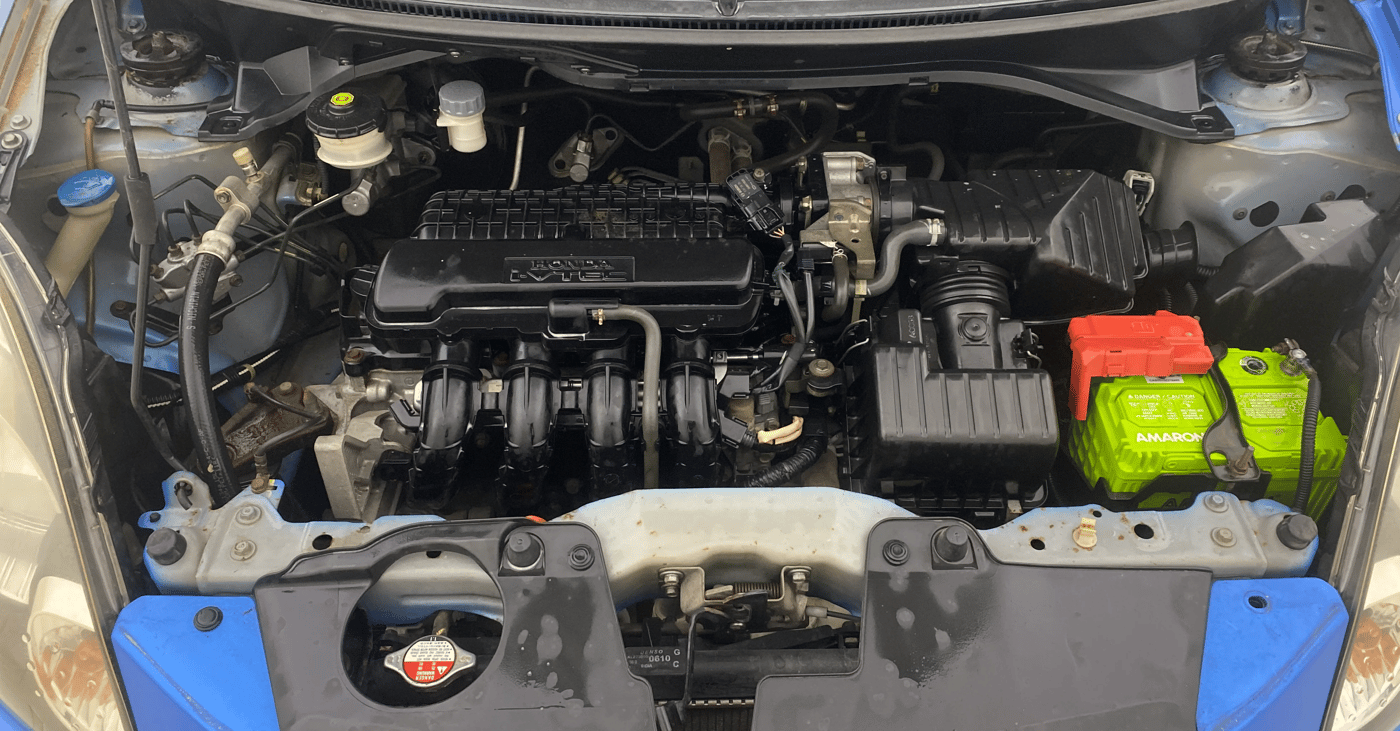 2013 Honda Brio S MT, Petrol, Manual, 90,117 km, Engine View