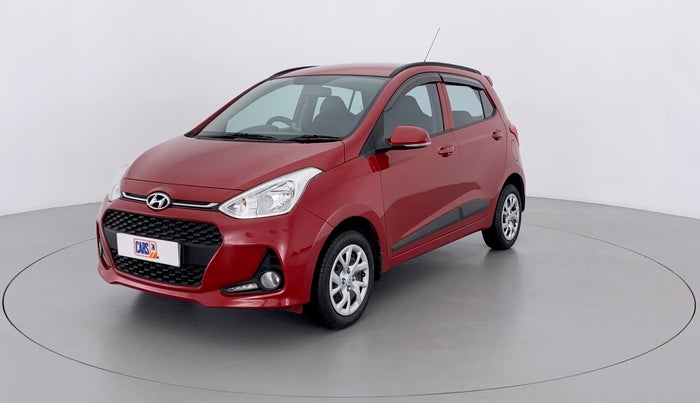 2019 Hyundai Grand i10 SPORTZ 1.2 KAPPA VTVT, Petrol, Manual, 20,361 km, Left Front Diagonal