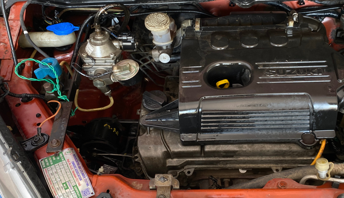 2017 Maruti Wagon R 1.0 VXI AMT, CNG, Automatic, 83,396 km, Engine View - Right