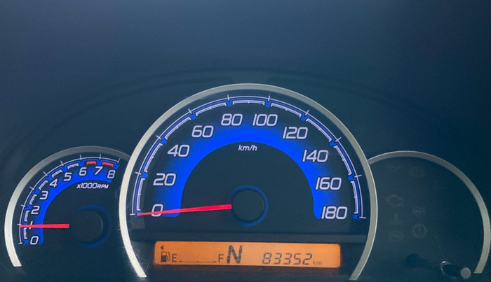 2017 Maruti Wagon R 1.0 VXI AMT, CNG, Automatic, 83,396 km, Odometer Image