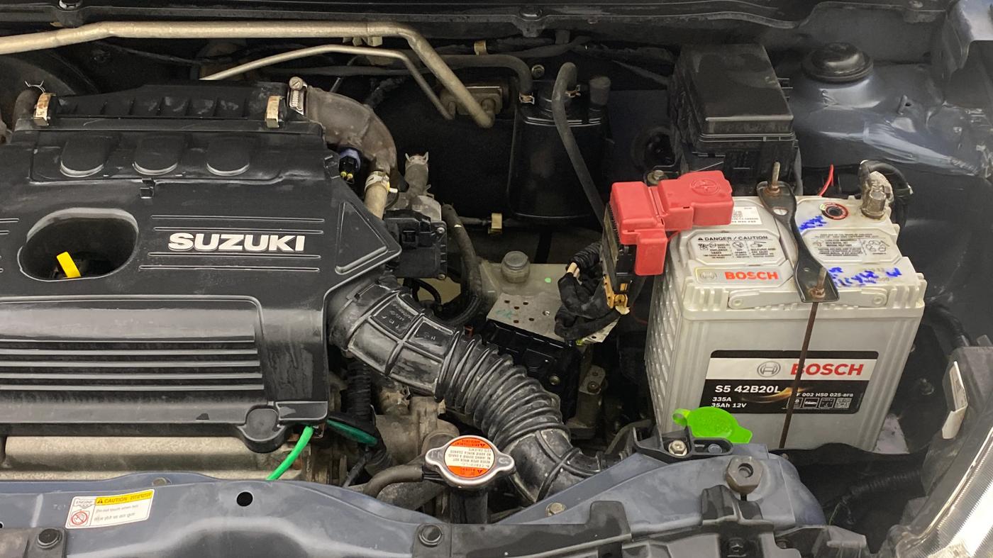 2014 Maruti Celerio VXI AMT, Petrol, Automatic, 58,774 km, Engine View - Left