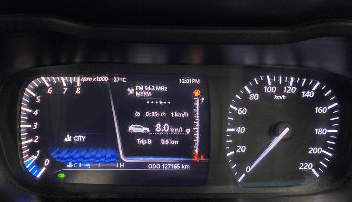 2022 Tata ALTROZ XZ PLUS PETROL, CNG, Manual, 1,27,862 km, Odometer Image