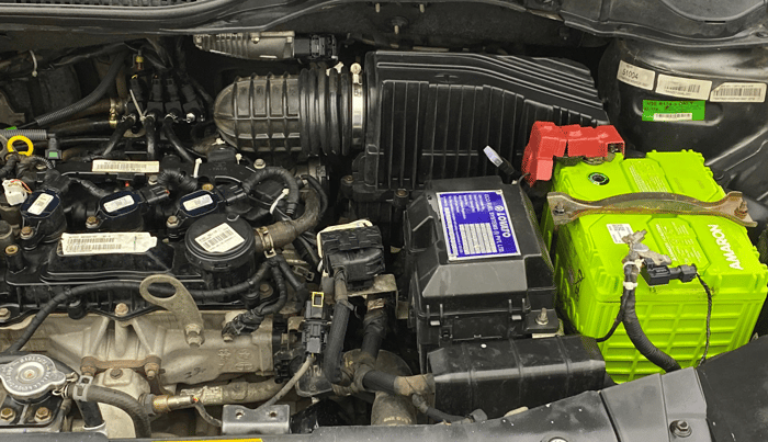 2022 Tata ALTROZ XZ PLUS PETROL, CNG, Manual, 1,27,862 km, Engine View - Left