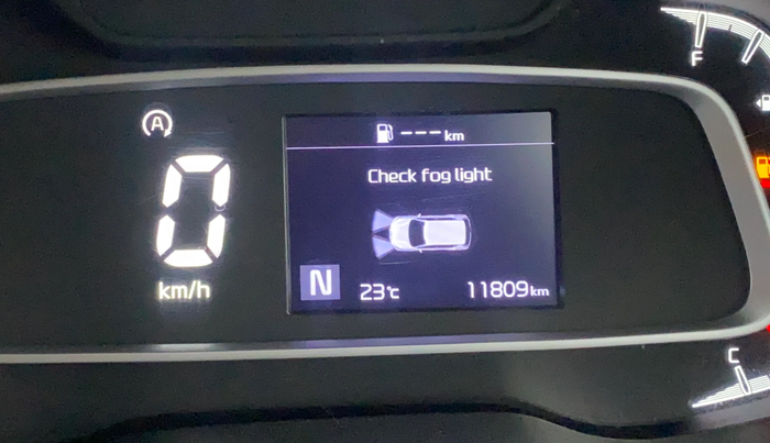 2023 KIA SONET HTK PLUS 1.0 IMT, Petrol, Manual, 11,809 km, Odometer Image