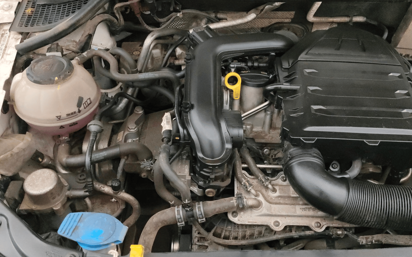 2021 Skoda Rapid STYLE TSI, Petrol, Manual, 40,438 km, Engine View - Right