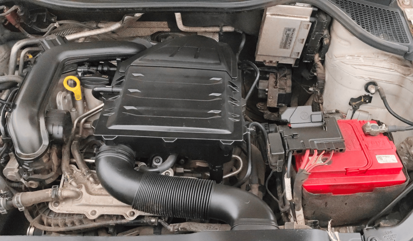 2021 Skoda Rapid STYLE TSI, Petrol, Manual, 40,438 km, Engine View - Left