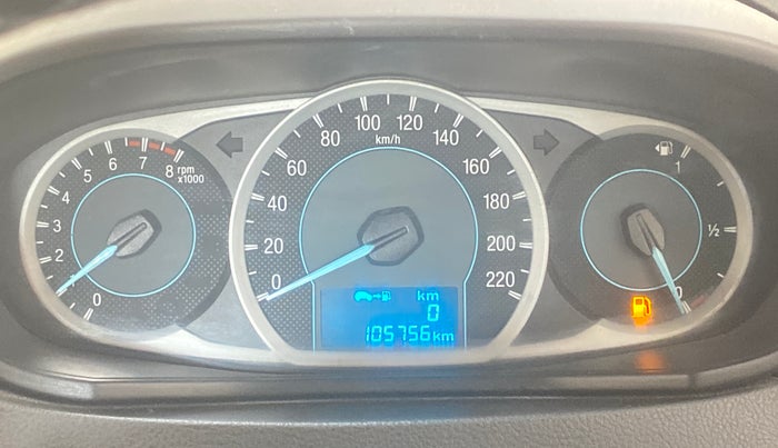 2016 Ford Figo Aspire TREND 1.2 PETROL, Petrol, Manual, 1,05,720 km, Odometer Image