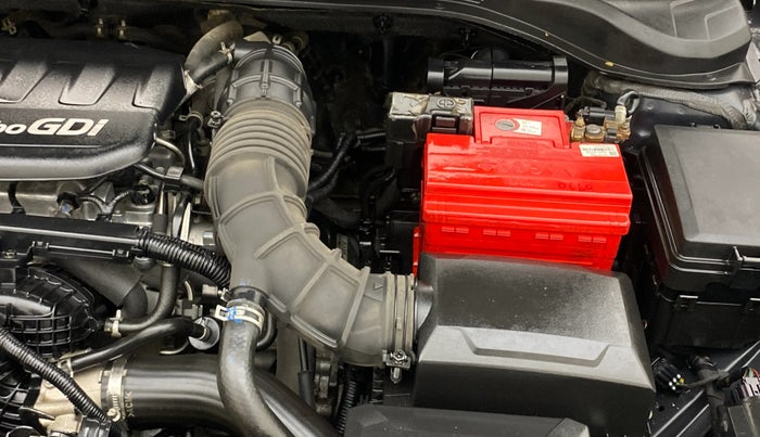 2022 Hyundai Verna SX (O) 1.0 TURBO DCT, Petrol, Automatic, 65,885 km, Engine View - Left