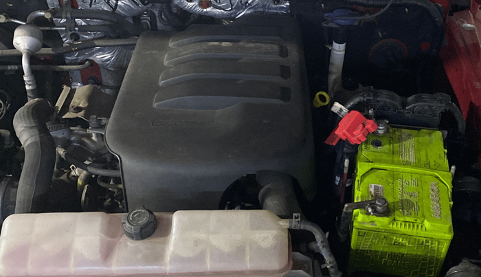 2021 Mahindra Thar AX (O) P 4WD MT CT, Petrol, Manual, 9,231 km, Engine View - Left