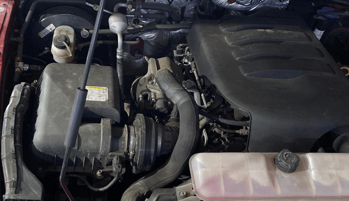 2021 Mahindra Thar AX (O) P 4WD MT CT, Petrol, Manual, 9,231 km, Engine View - Right