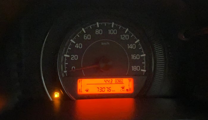 2022 Maruti Celerio VXI CNG, CNG, Manual, 73,075 km, Odometer Image