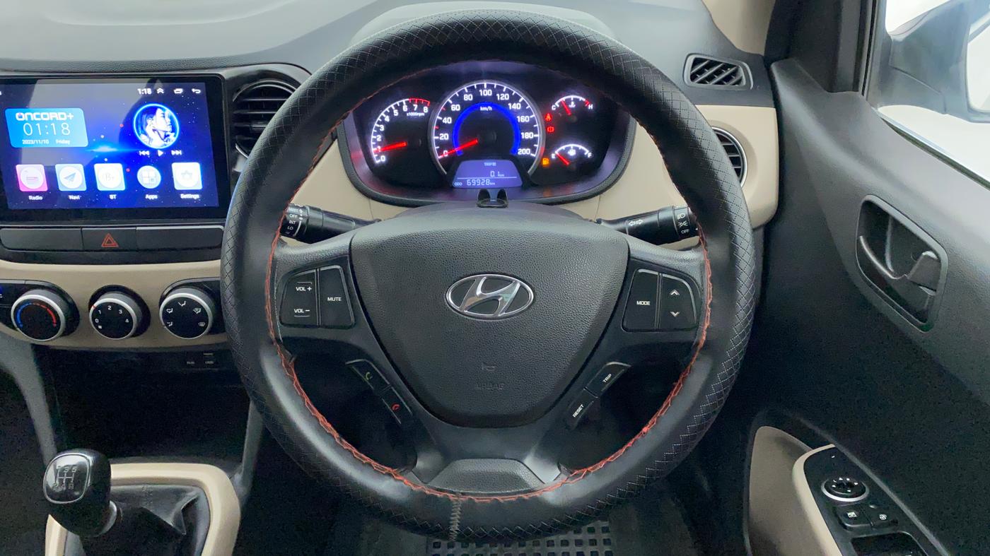 2018 Hyundai Grand i10 MAGNA 1.2 KAPPA VTVT, Petrol, Manual, 69,928 km, Steering Wheel Close Up