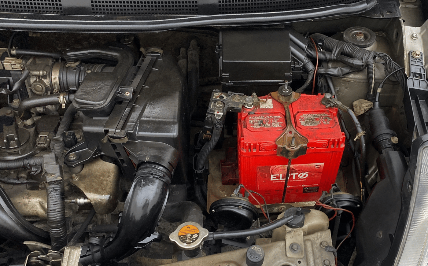 2015 Datsun Go Plus T, Petrol, Manual, 80,808 km, Engine View - Left