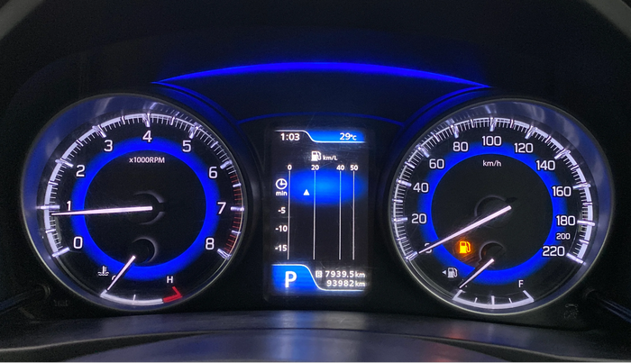 2017 Maruti Baleno ZETA CVT PETROL 1.2, Petrol, Automatic, 93,923 km, Odometer Image