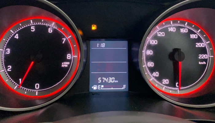 2018 Maruti Swift VXI, Petrol, Manual, 57,413 km, Odometer Image