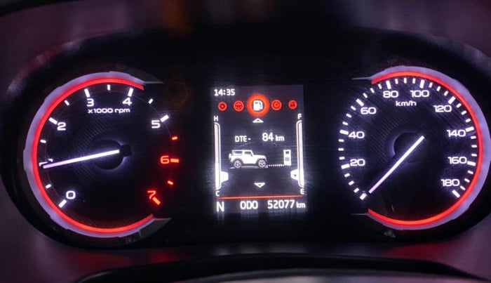 2022 Mahindra Thar LX HT PETROL 4WD MT, Petrol, Manual, 52,058 km, Odometer Image