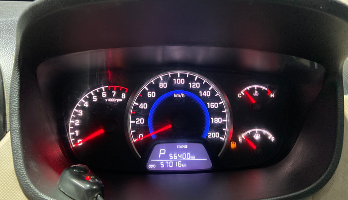 2018 Hyundai Grand i10 MAGNA AT 1.2 KAPPA VTVT, CNG, Automatic, 57,008 km, Odometer Image