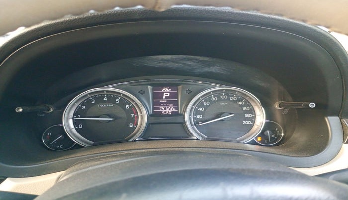 2018 Maruti Ciaz ALPHA  AT 1.4  PETROL, Petrol, Automatic, 74,123 km, Odometer Image