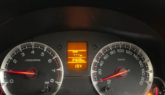 2014 Maruti Swift Dzire VXI, Petrol, Manual, 34,579 km, Odometer Image