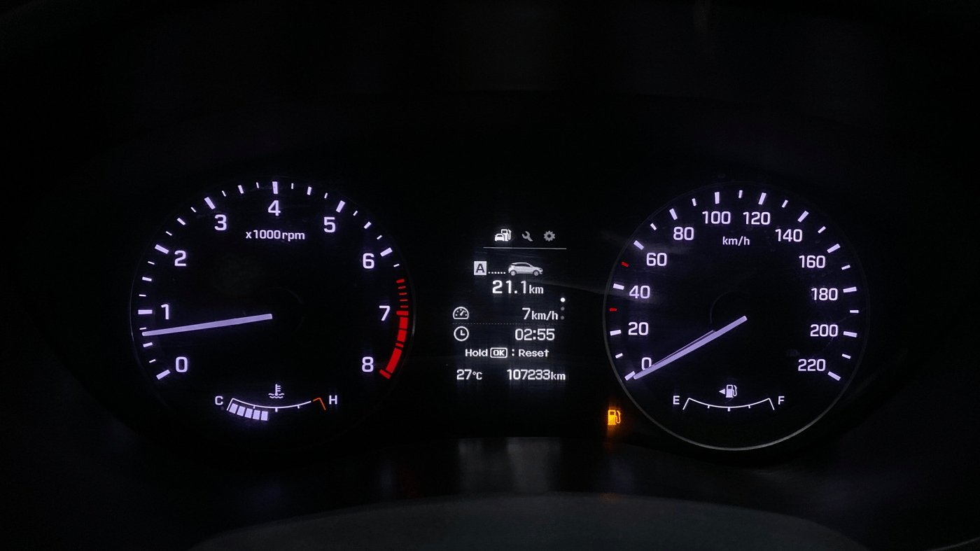 2018 Hyundai Elite i20 ASTA 1.2 (O), CNG, Manual, 1,07,247 km, Odometer Image