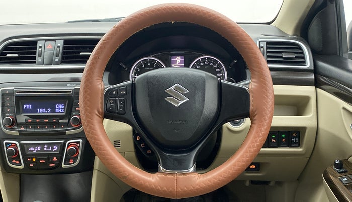 2017 Maruti Ciaz ZETA 1.4  AT PETROL, Petrol, Automatic, 52,870 km, Steering Wheel Close Up