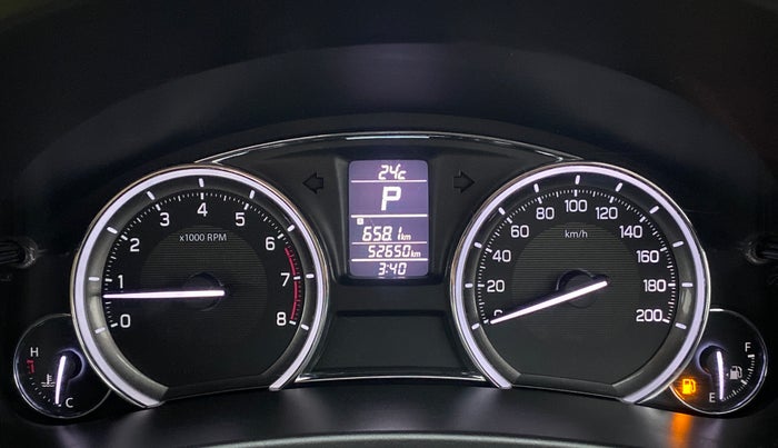 2017 Maruti Ciaz ZETA 1.4  AT PETROL, Petrol, Automatic, 52,870 km, Odometer Image