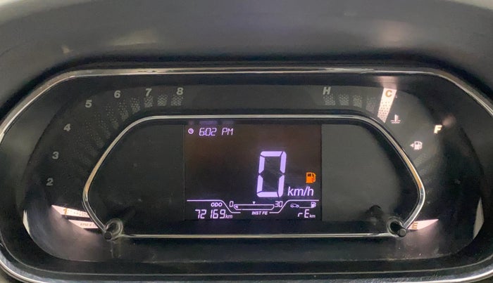 2021 Tata TIGOR XZ PLUS PETROL, Petrol, Manual, 72,168 km, Odometer Image
