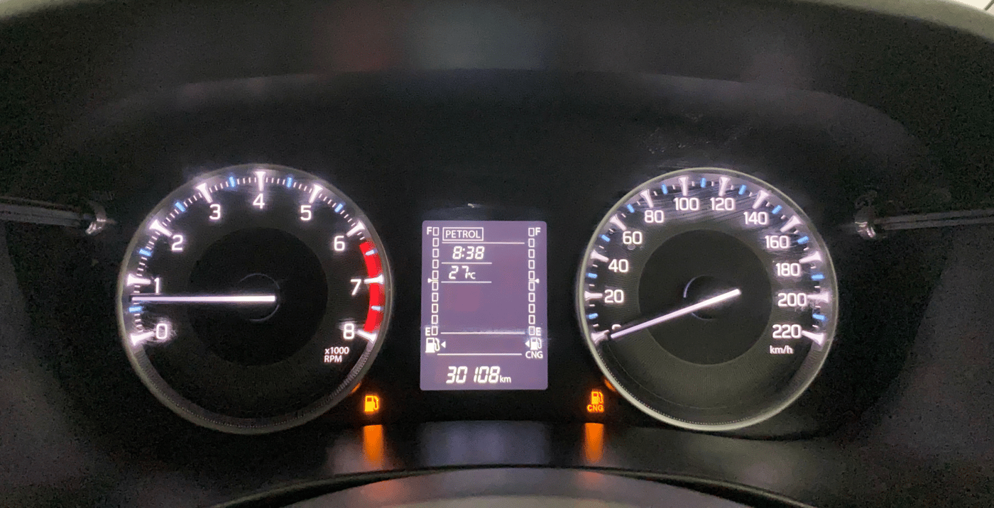 2024 Maruti FRONX SIGMA CNG 1.2 MT, CNG, Manual, 30,102 km, Odometer Image
