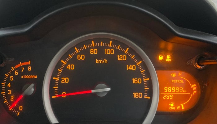 2014 Maruti Celerio VXI CNG, CNG, Manual, 98,947 km, Odometer Image